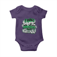 Funny Sneaker Lover Baby Onesie I Make Shoe Contact Before Eye Contact