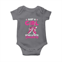 Just A Girl Who Loves Sneakers Baby Onesie