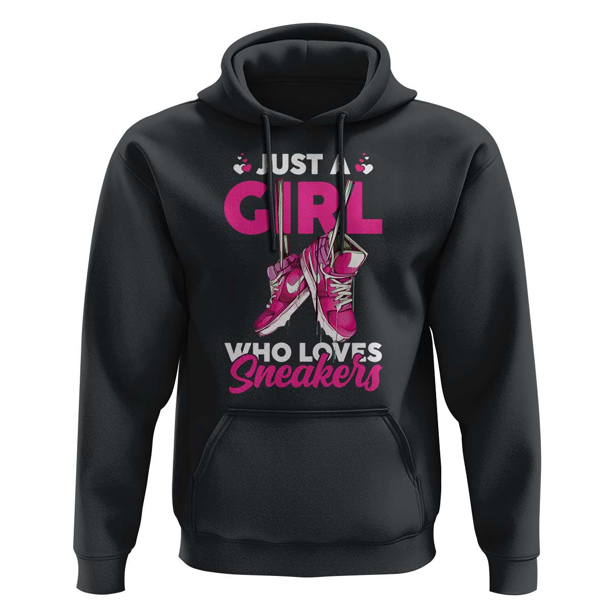 Just A Girl Who Loves Sneakers Hoodie