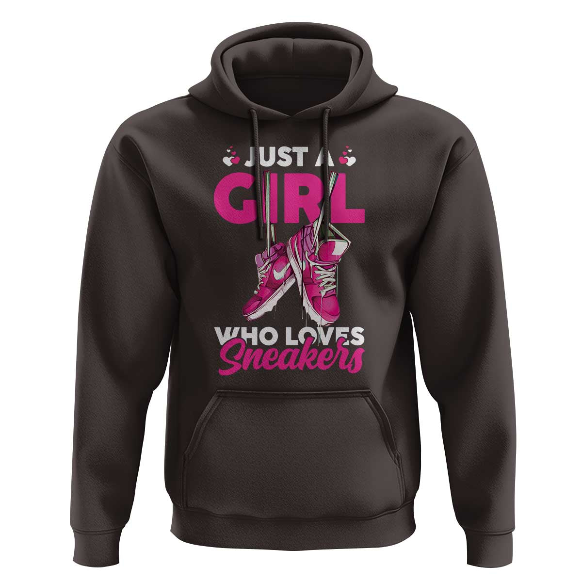 Just A Girl Who Loves Sneakers Hoodie