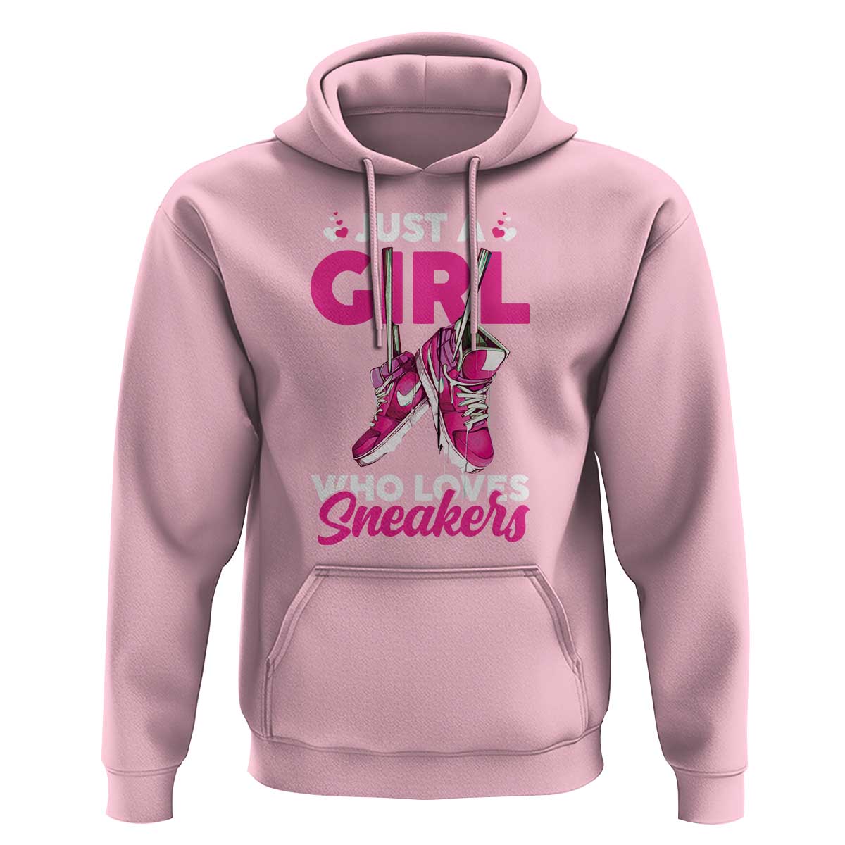 Just A Girl Who Loves Sneakers Hoodie