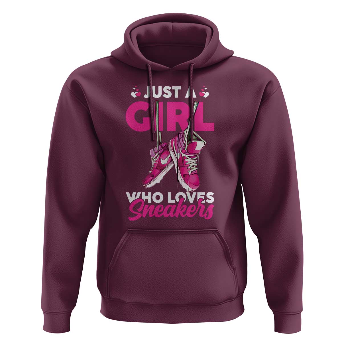 Just A Girl Who Loves Sneakers Hoodie