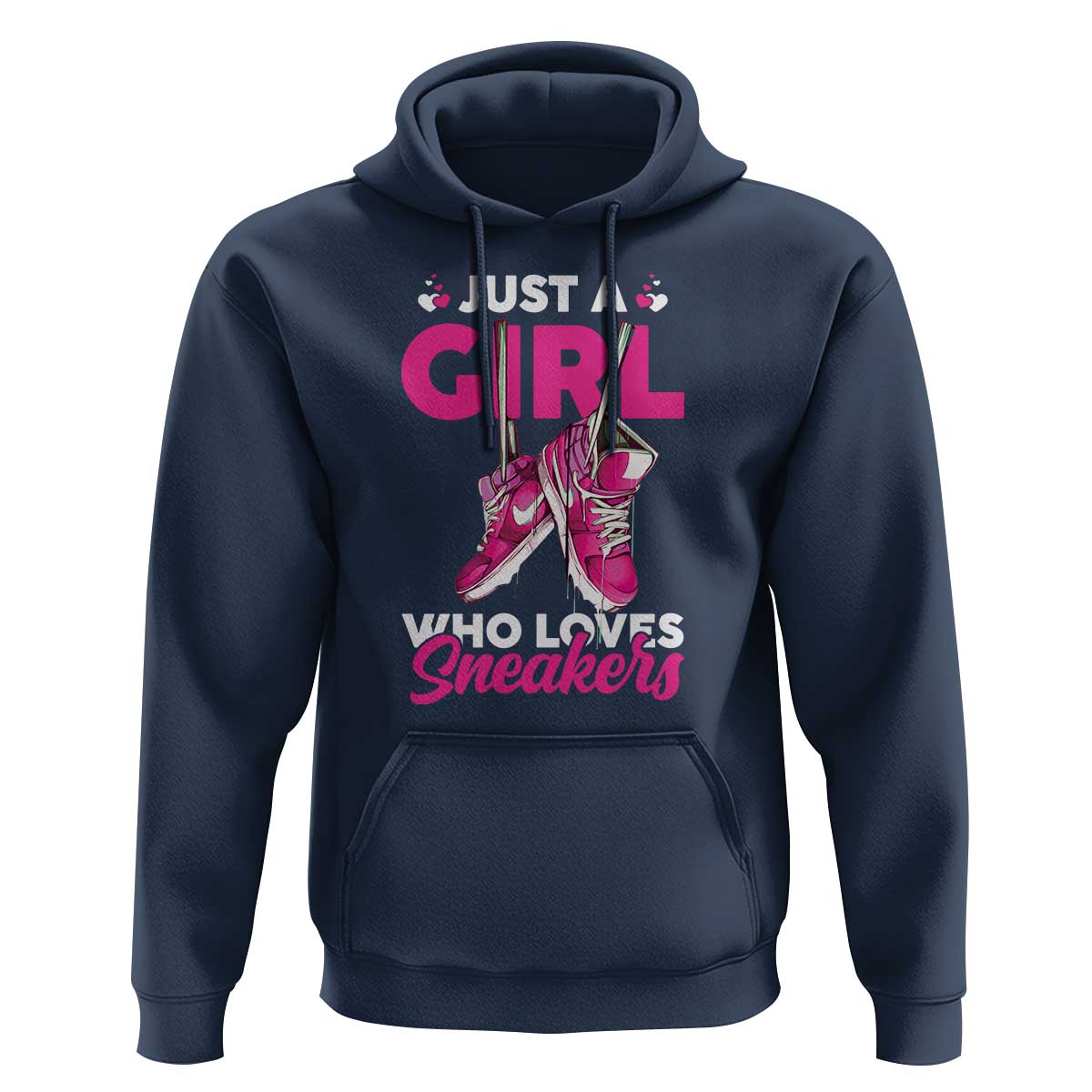 Just A Girl Who Loves Sneakers Hoodie