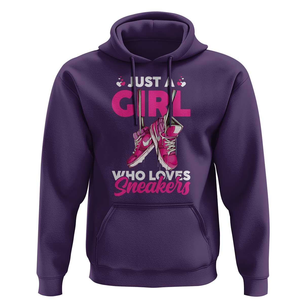 Just A Girl Who Loves Sneakers Hoodie