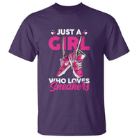 Just A Girl Who Loves Sneakers T Shirt