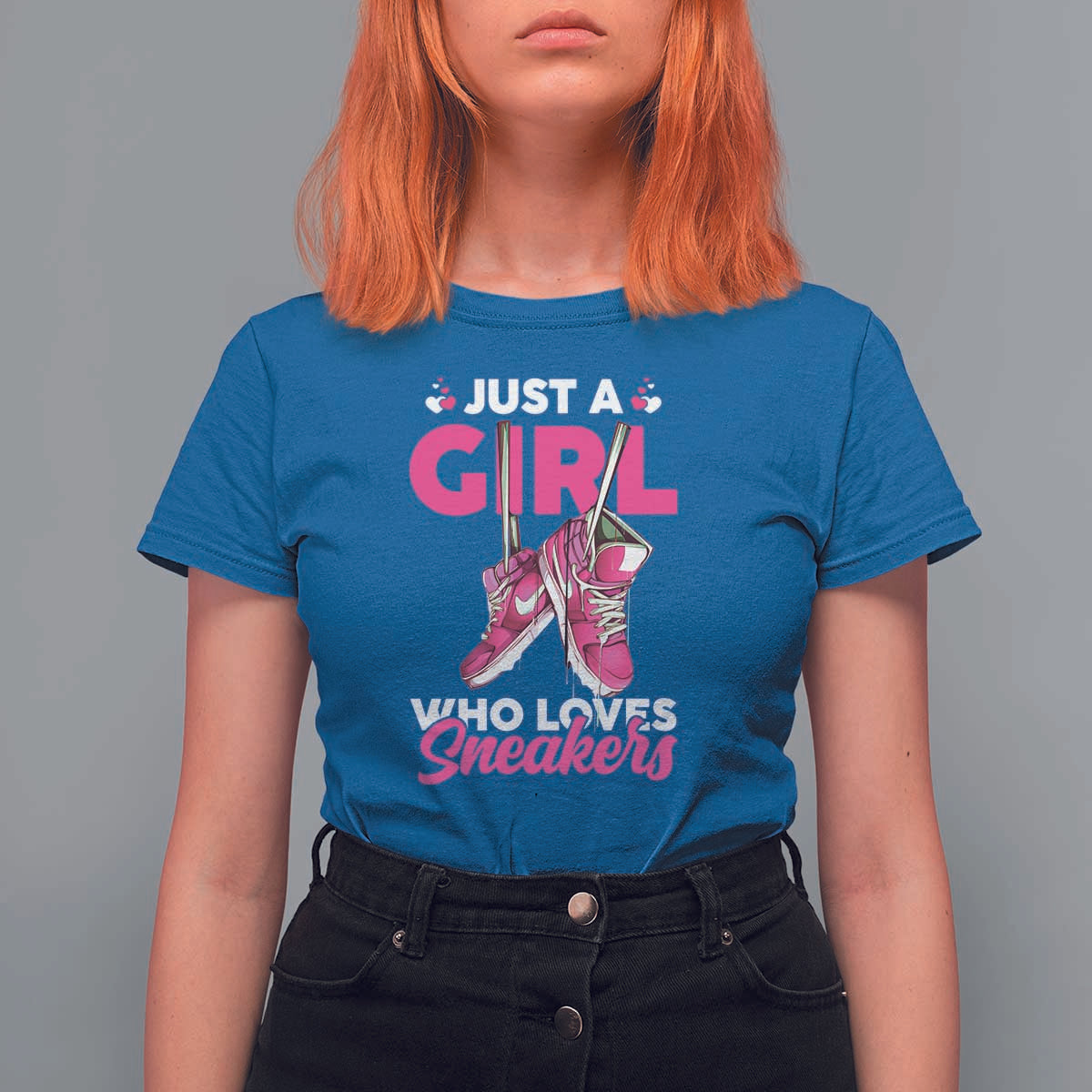 Just A Girl Who Loves Sneakers T Shirt For Women