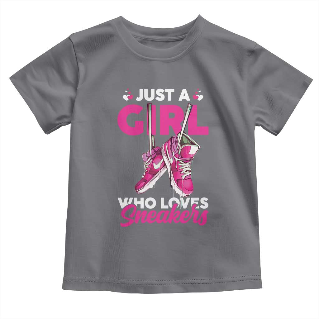 Just A Girl Who Loves Sneakers Toddler T Shirt