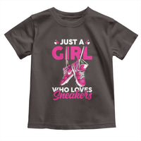 Just A Girl Who Loves Sneakers Toddler T Shirt