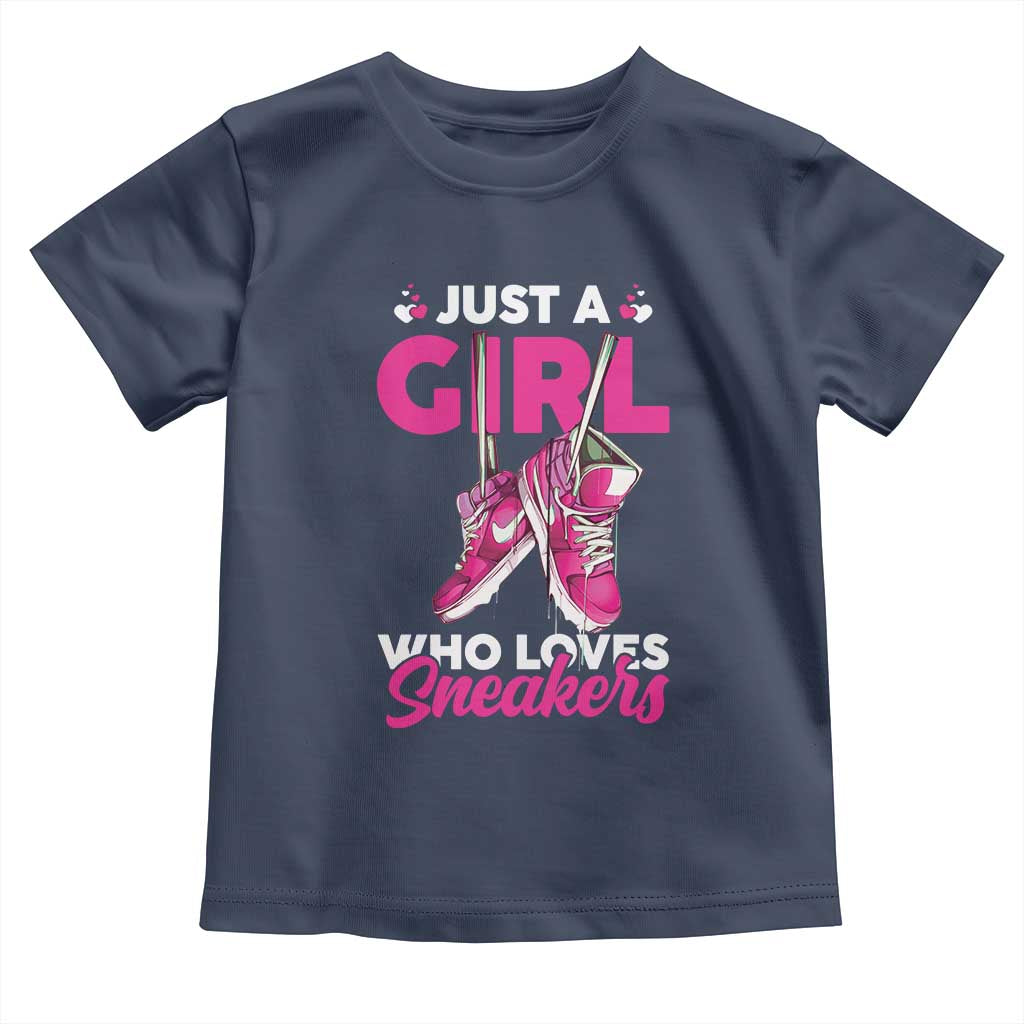 Just A Girl Who Loves Sneakers Toddler T Shirt
