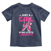 Just A Girl Who Loves Sneakers Toddler T Shirt