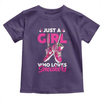 Just A Girl Who Loves Sneakers Toddler T Shirt