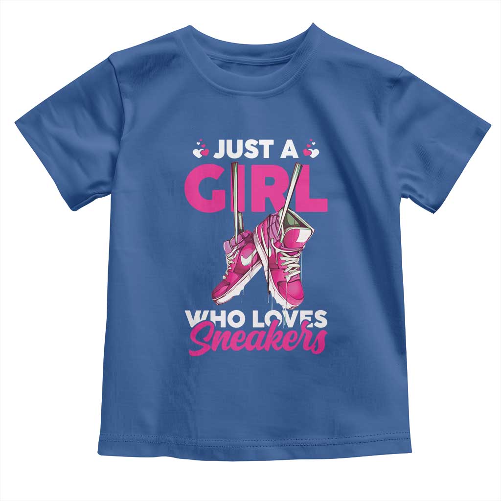 Just A Girl Who Loves Sneakers Toddler T Shirt