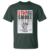 Anti Smoking T Shirt Stop Smoking Before Smoke Stops You - Wonder Print Shop