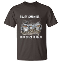 Anti Smoking T Shirt Enjoy Smoking Your Space Is Ready - Wonder Print Shop