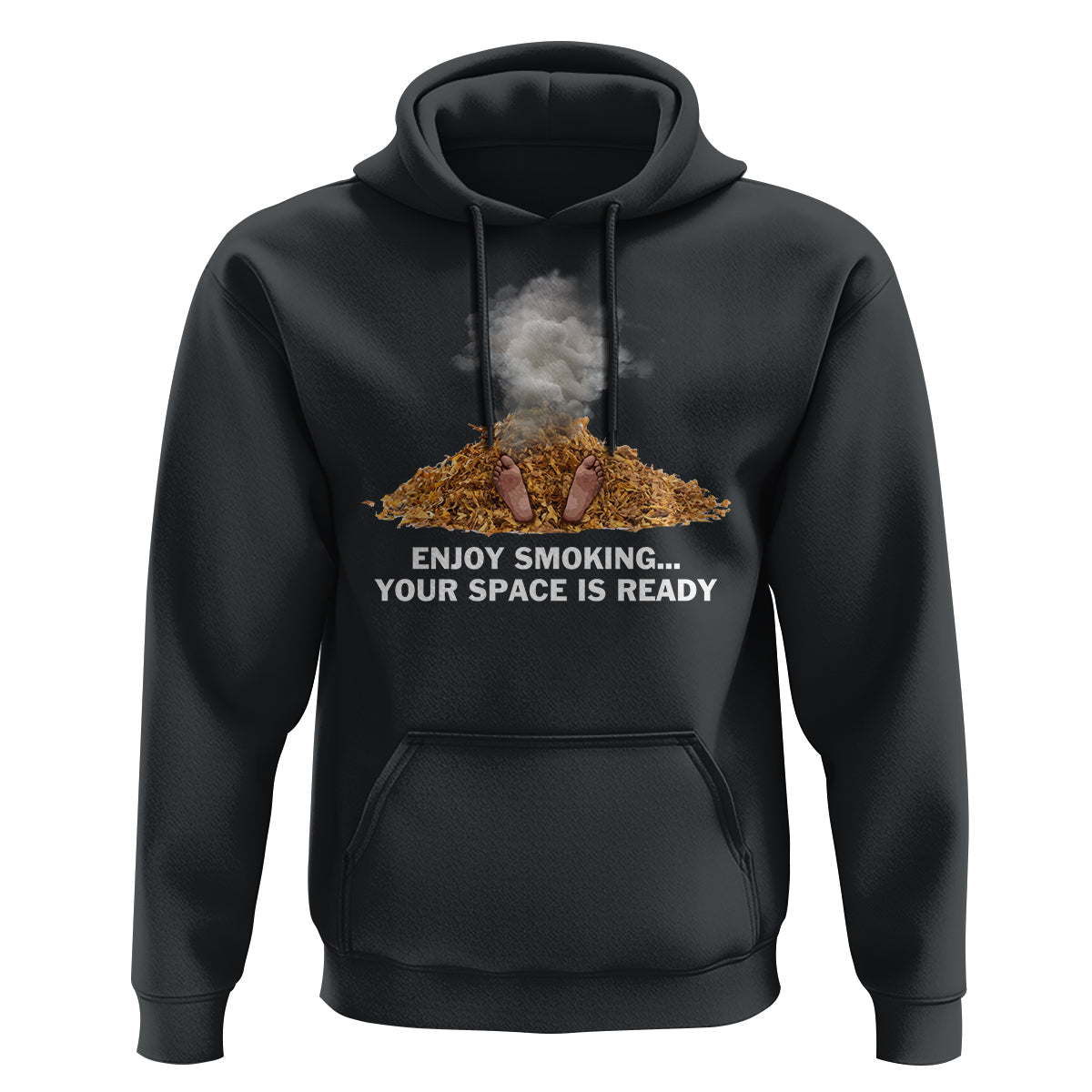 Anti Smoking Hoodie Enjoy Smoking Your Space Is Ready - Wonder Print Shop