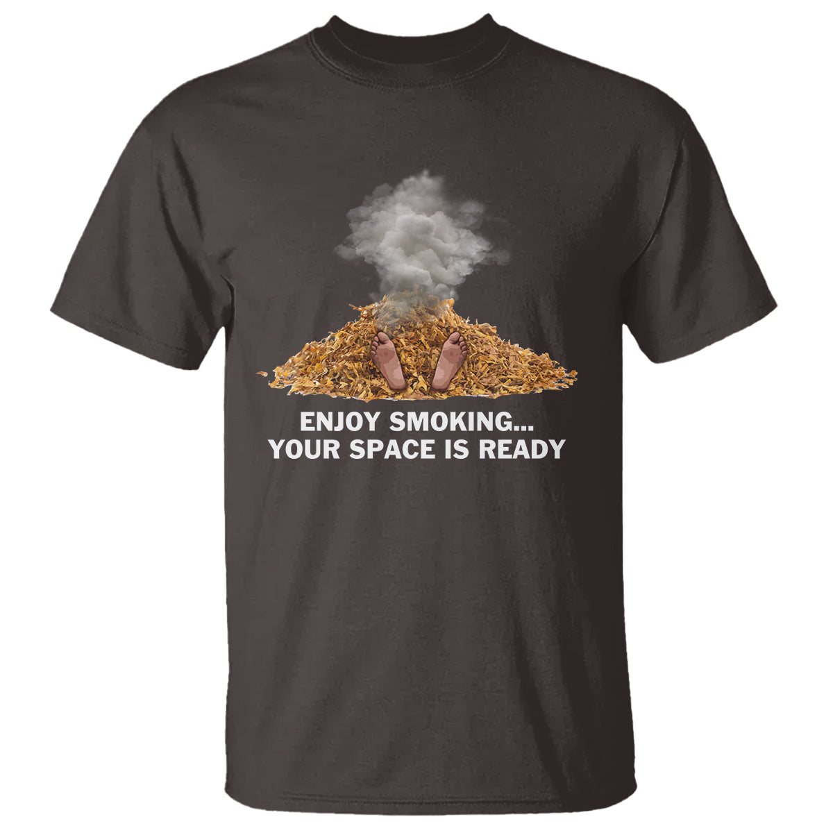 Anti Smoking T Shirt Enjoy Smoking Your Space Is Ready - Wonder Print Shop