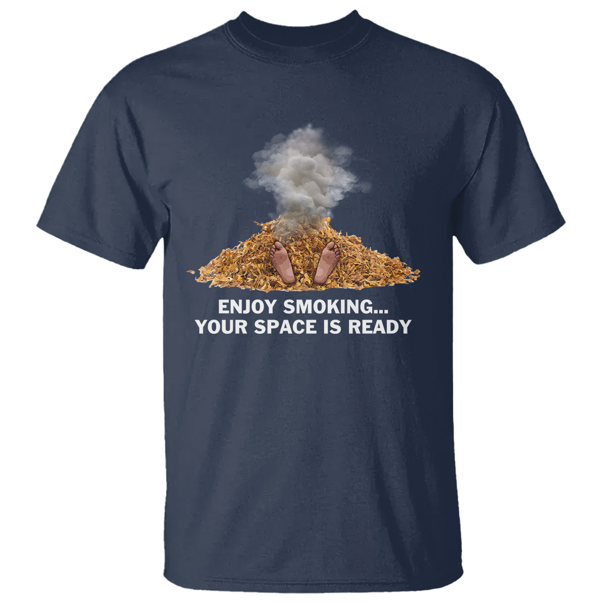 Anti Smoking T Shirt Enjoy Smoking Your Space Is Ready - Wonder Print Shop