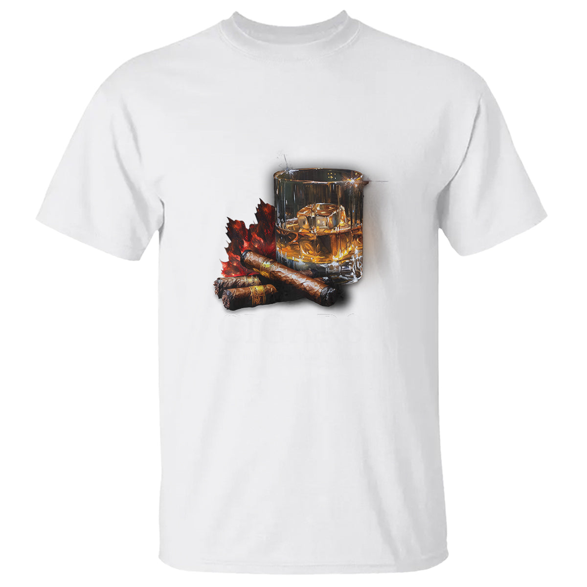 Cigar Lover T Shirt Not A Habit But A Peace of Mind - Wonder Print Shop