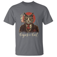 Cigar Smoker Cat Lover Cigarcat T Shirt - Wonder Print Shop