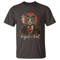 Cigar Smoker Cat Lover Cigarcat T Shirt - Wonder Print Shop