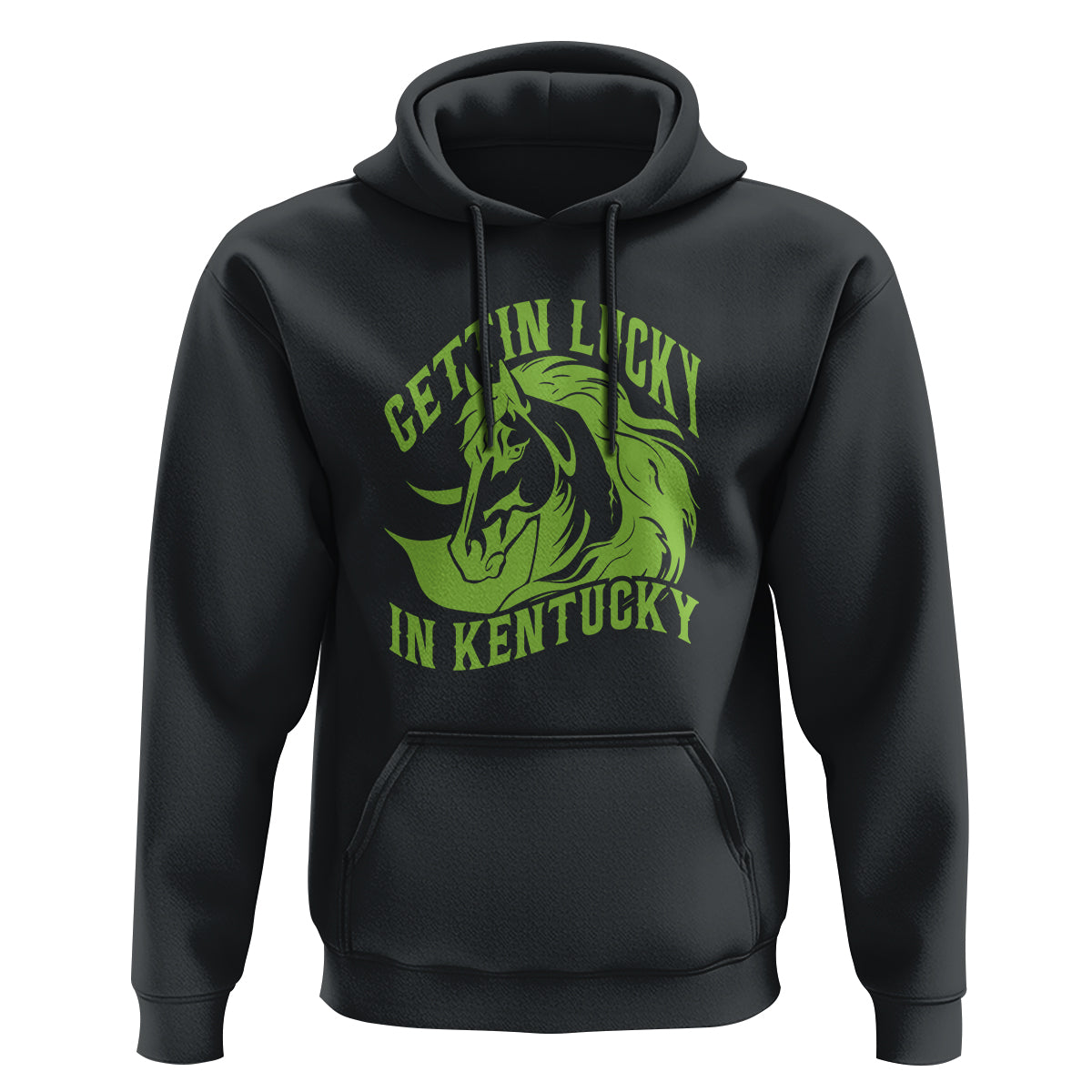 Horse Racing Hoodie Getting Lucky In Kentucky - Wonder Print Shop
