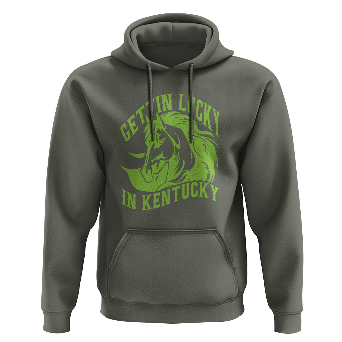 Horse Racing Hoodie Getting Lucky In Kentucky - Wonder Print Shop