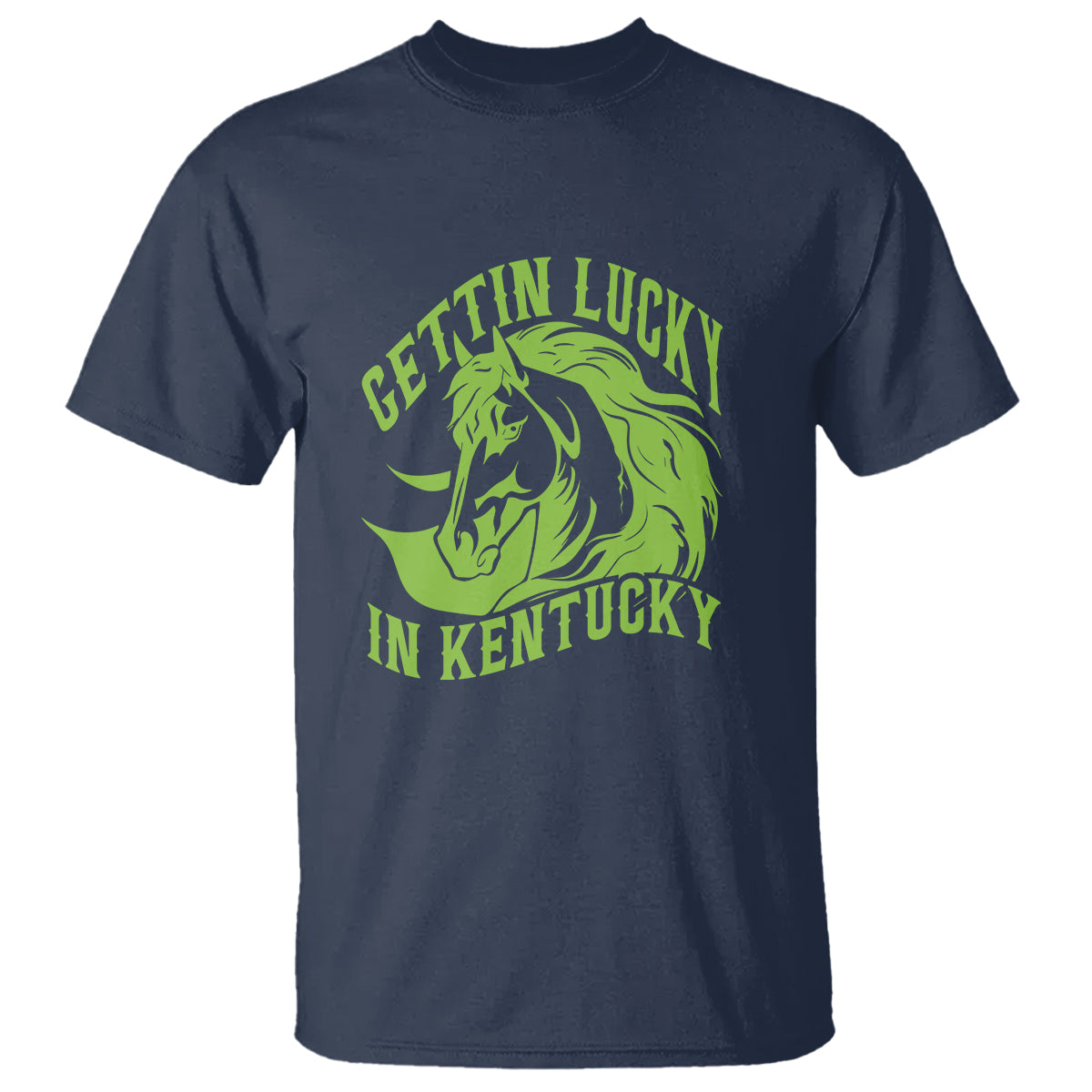 Horse Racing T Shirt Getting Lucky In Kentucky - Wonder Print Shop
