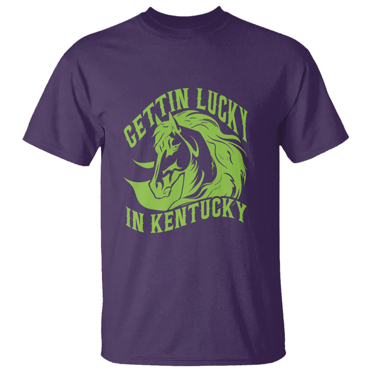 Horse Racing T Shirt Getting Lucky In Kentucky - Wonder Print Shop