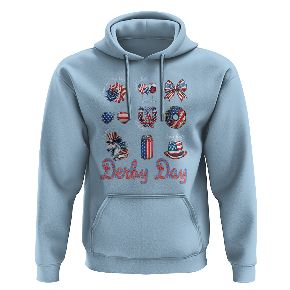 American Derby Day Horse Racing Hoodie - Wonder Print Shop
