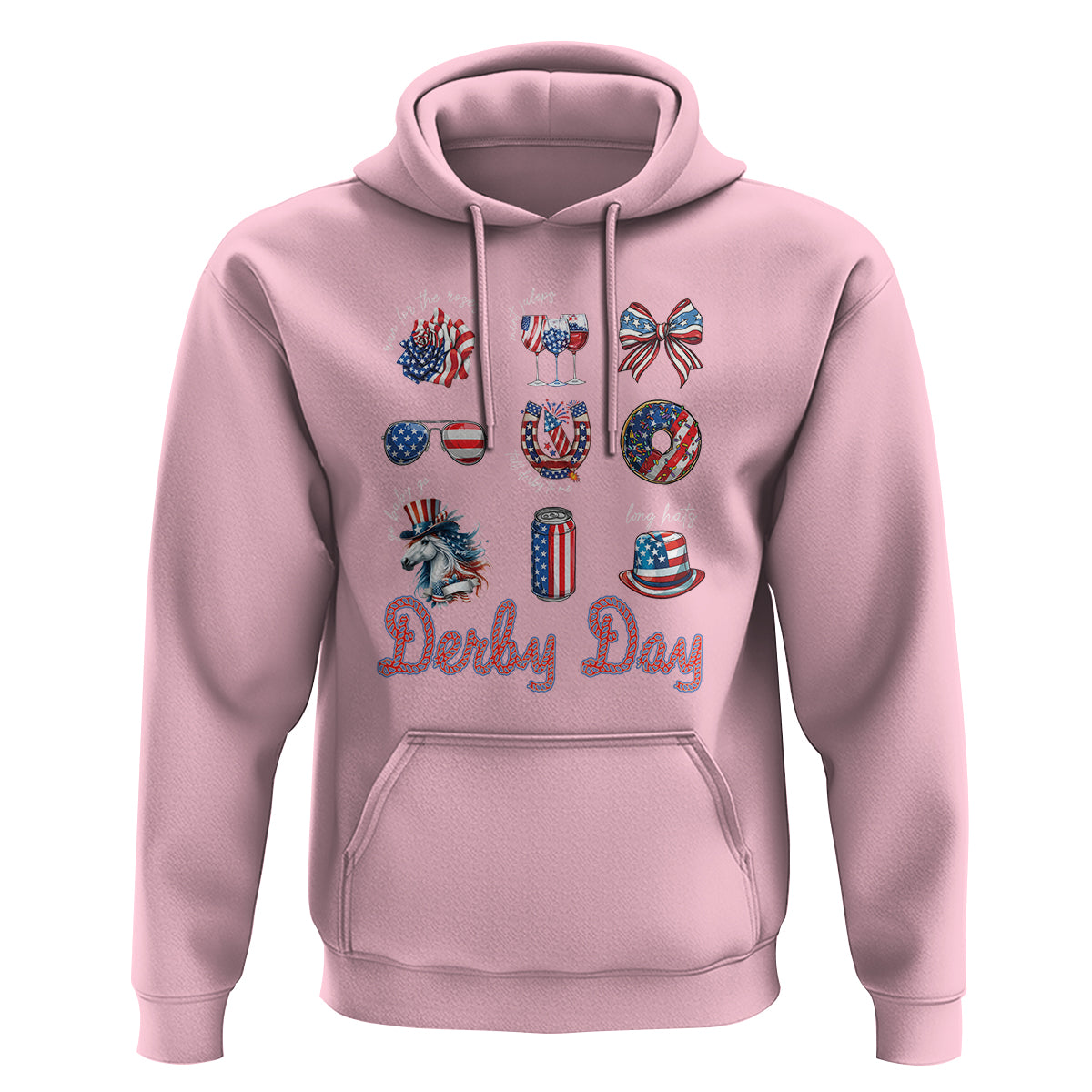 American Derby Day Horse Racing Hoodie - Wonder Print Shop