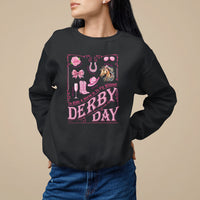 Coquette Bow Girly Derby Day Horse Racing Sweatshirt - Wonder Print Shop