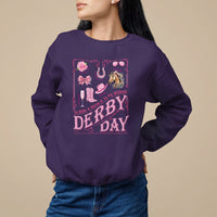 Coquette Bow Girly Derby Day Horse Racing Sweatshirt - Wonder Print Shop