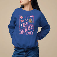 Coquette Bow Girly Derby Day Horse Racing Sweatshirt - Wonder Print Shop