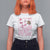 Coquette Bow Girly Derby Day Horse Racing T Shirt For Women - Wonder Print Shop