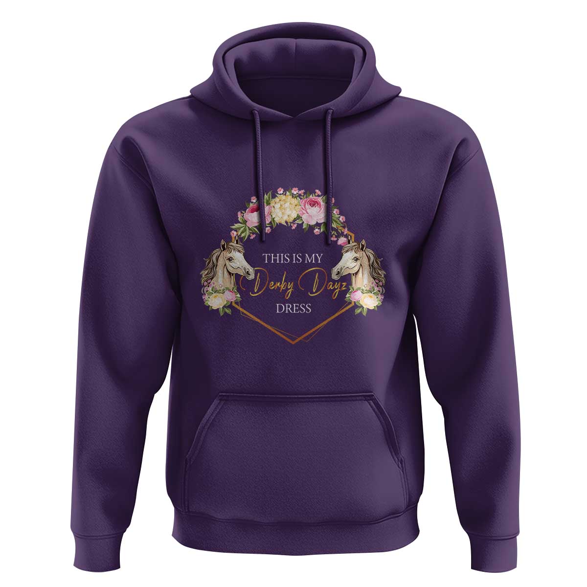 Horse Racing Hoodie This Is My Derby Day Dress Girl Woman