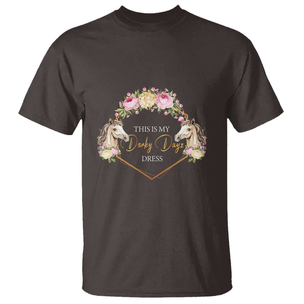Horse Racing T Shirt This Is My Derby Day Dress Girl Woman