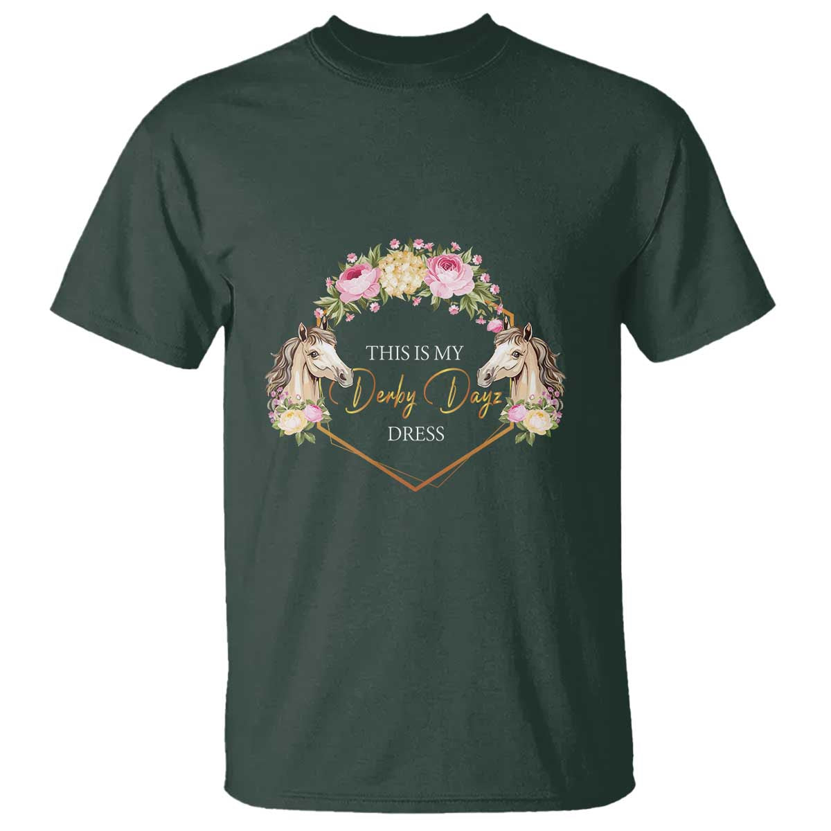 Horse Racing T Shirt This Is My Derby Day Dress Girl Woman