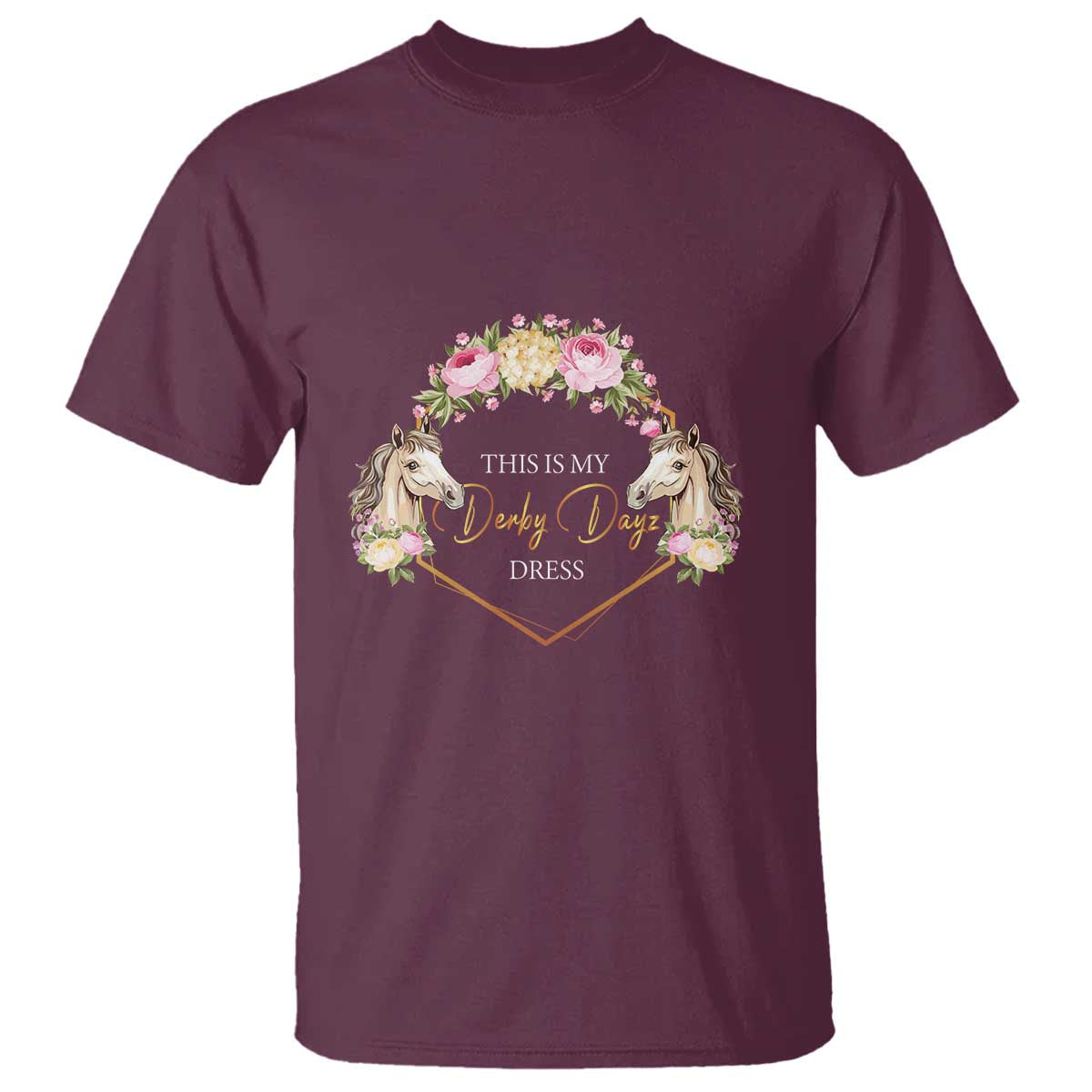 Horse Racing T Shirt This Is My Derby Day Dress Girl Woman