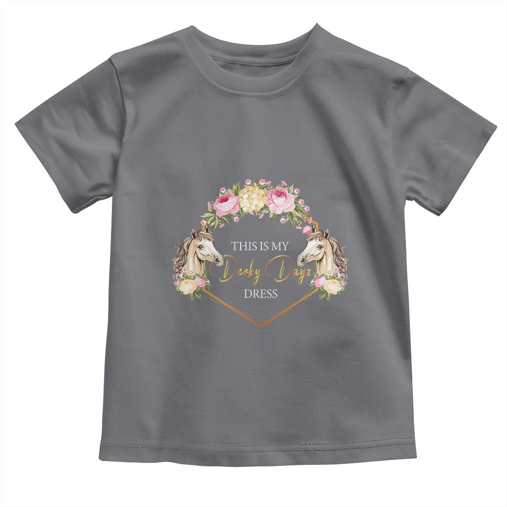 Horse Racing Toddler T Shirt This Is My Derby Day Dress Girl Woman