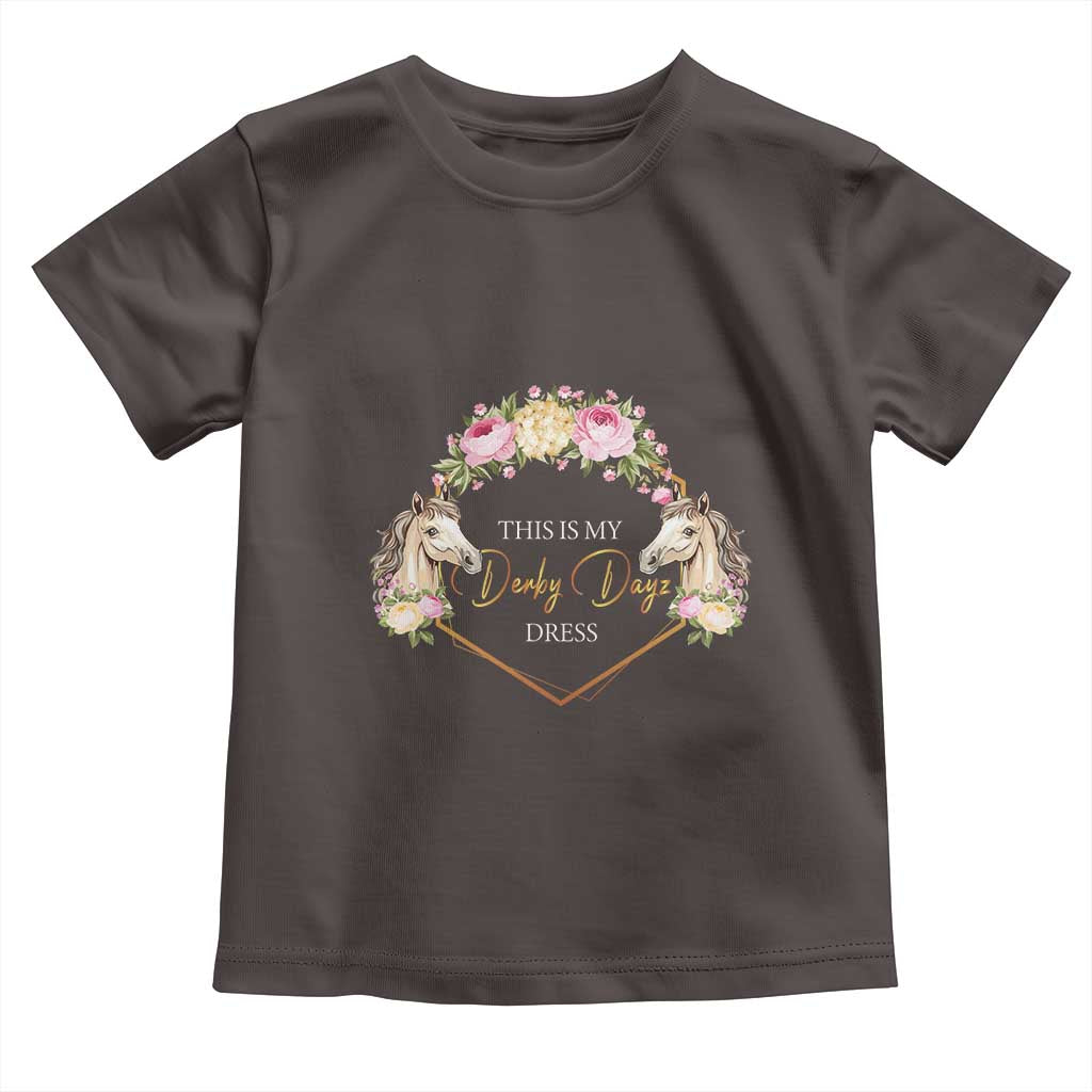 Horse Racing Toddler T Shirt This Is My Derby Day Dress Girl Woman