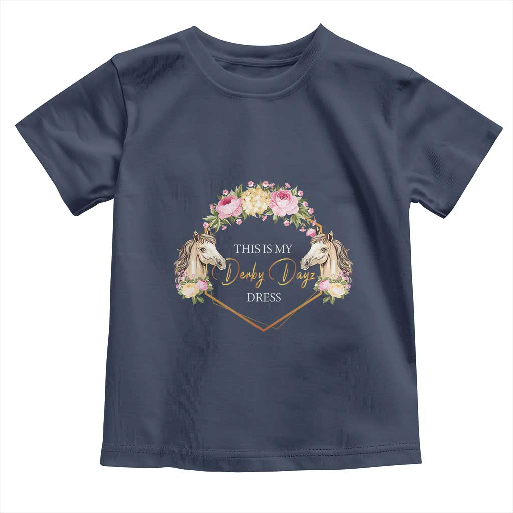 Horse Racing Toddler T Shirt This Is My Derby Day Dress Girl Woman