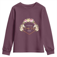 Horse Racing Youth Sweatshirt This Is My Derby Day Dress Girl Woman