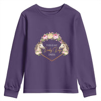 Horse Racing Youth Sweatshirt This Is My Derby Day Dress Girl Woman