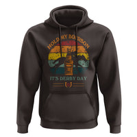 Horse Racing Hoodie Hold my Bourbon It's Derby Day - Wonder Print Shop