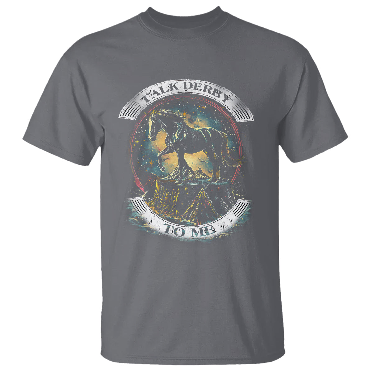 Funny Horse Racing T Shirt Talk Derby To Me Horse Lover - Wonder Print Shop