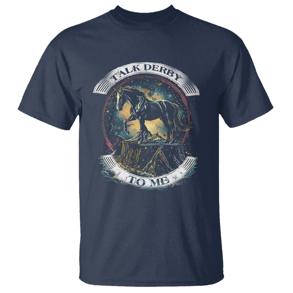 Funny Horse Racing T Shirt Talk Derby To Me Horse Lover - Wonder Print Shop