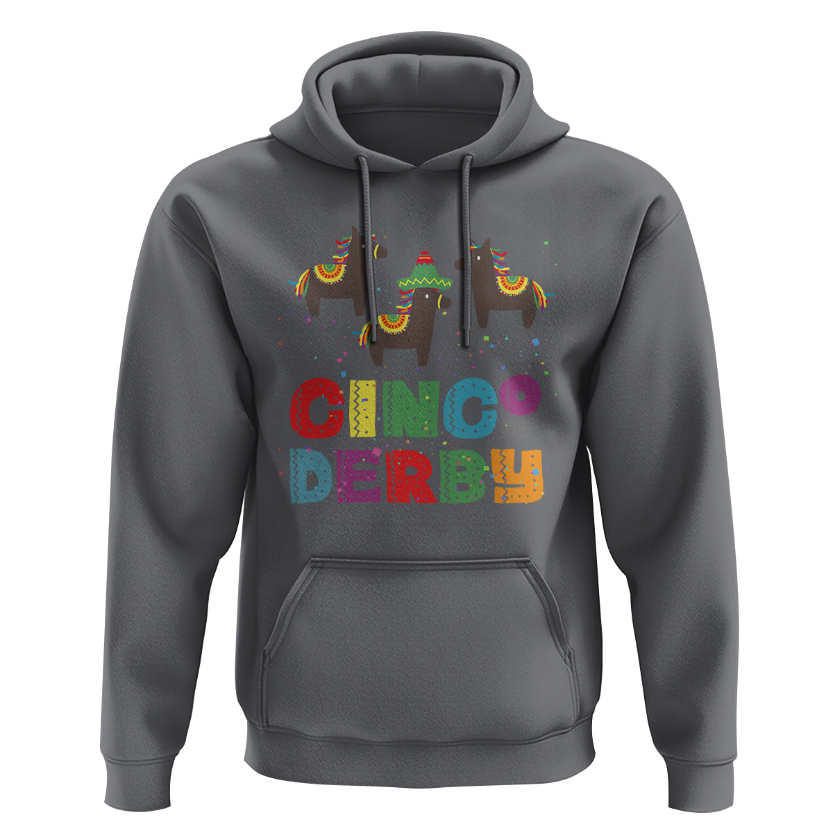 Funny Horse Racing Hoodie Cinco De Derby Mexican Horse Race - Wonder Print Shop