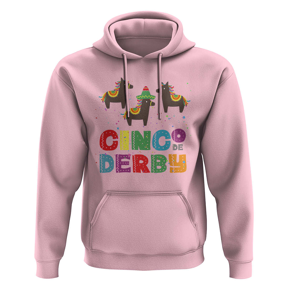 Funny Horse Racing Hoodie Cinco De Derby Mexican Horse Race - Wonder Print Shop