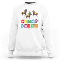 Funny Horse Racing Sweatshirt Cinco De Derby Mexican Horse Race - Wonder Print Shop