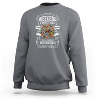 Weekend Forecast Horse Racing With A Chance Of Drinking Sweatshirt - Wonder Print Shop